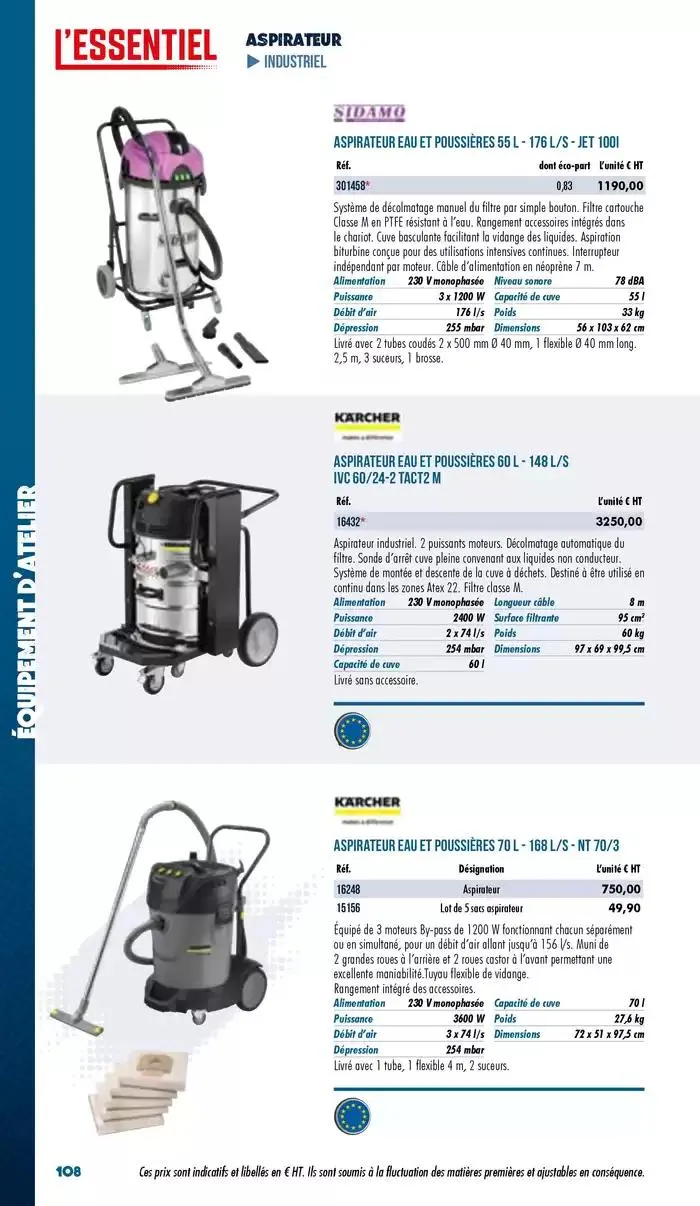 Essentiel Industrie 2025 du 3 janvier au 31 décembre 2025 - Catalogue page 110