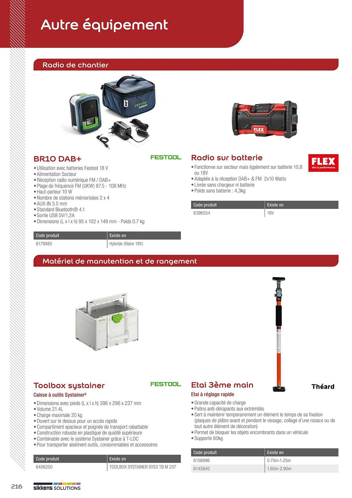 Catalogue Sikkens Solution du 8 janvier au 28 décembre 2025 - Catalogue page 216