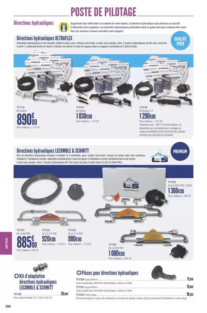 Catalogue Accastillage Diffusion 2025 du 1 janvier au 31 décembre 2025 - Catalogue page 310