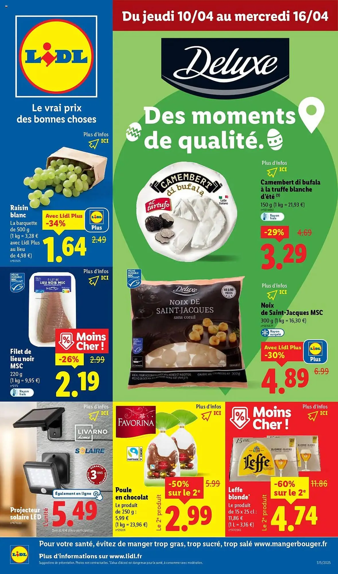 Catalogue Lidl du 10 avril au 16 avril 2025 - Catalogue page 1