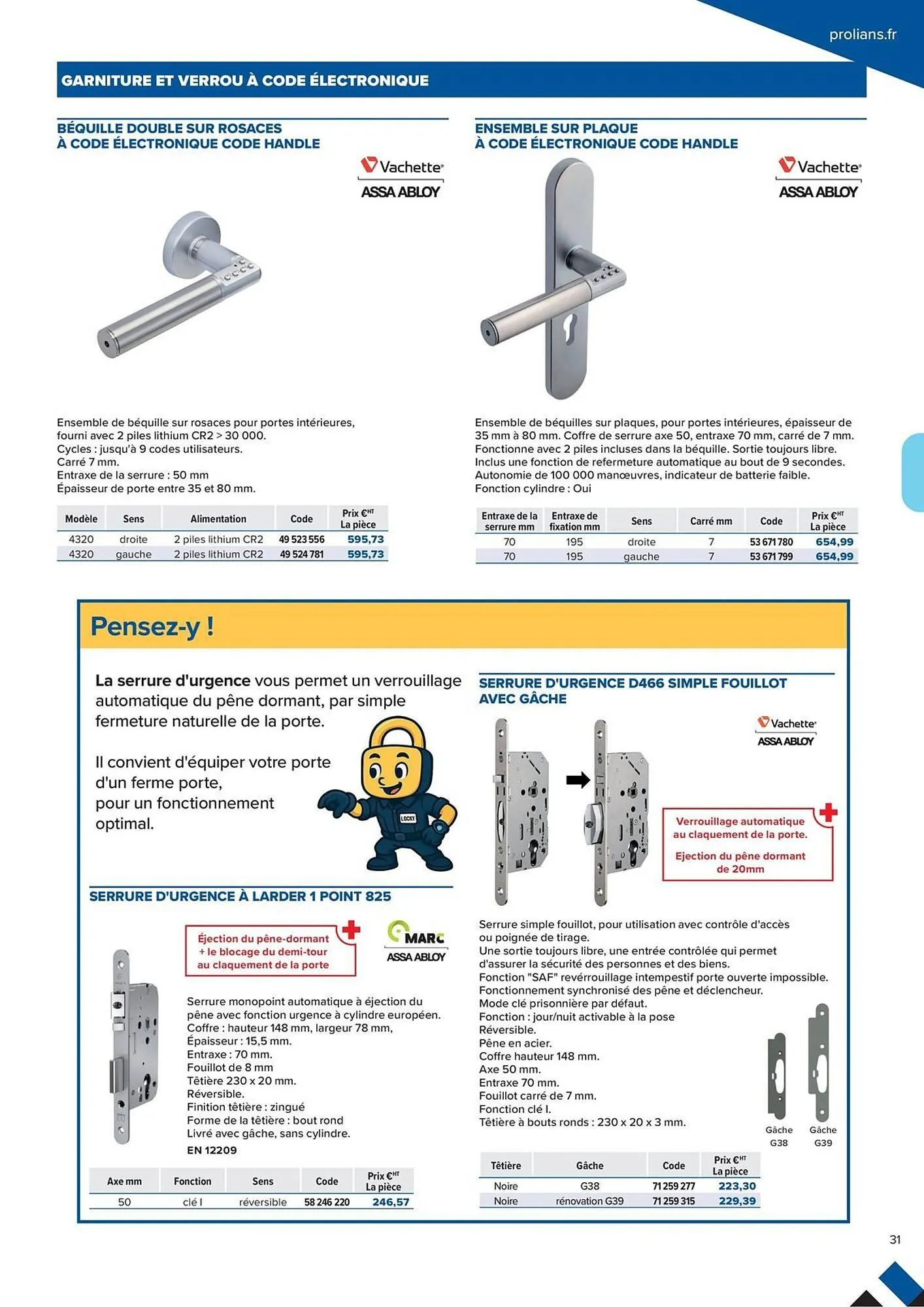 Catalogue Prolians du 2 octobre au 31 décembre 2025 - Catalogue page 31