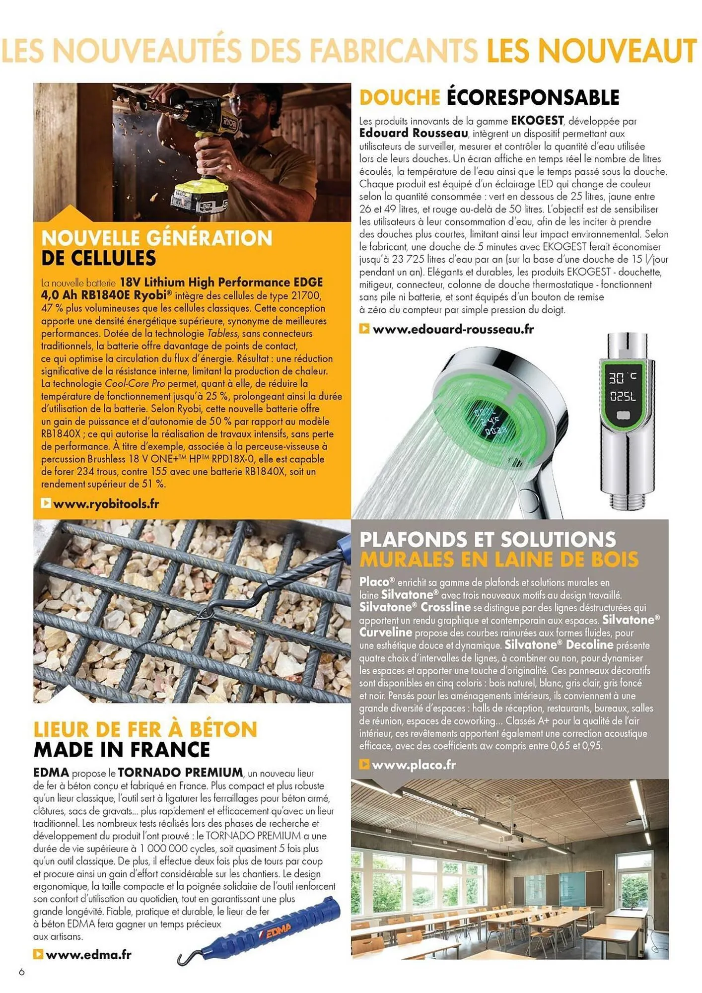 Catalogue Gedimat du 24 octobre au 31 décembre 2025 - Catalogue page 6