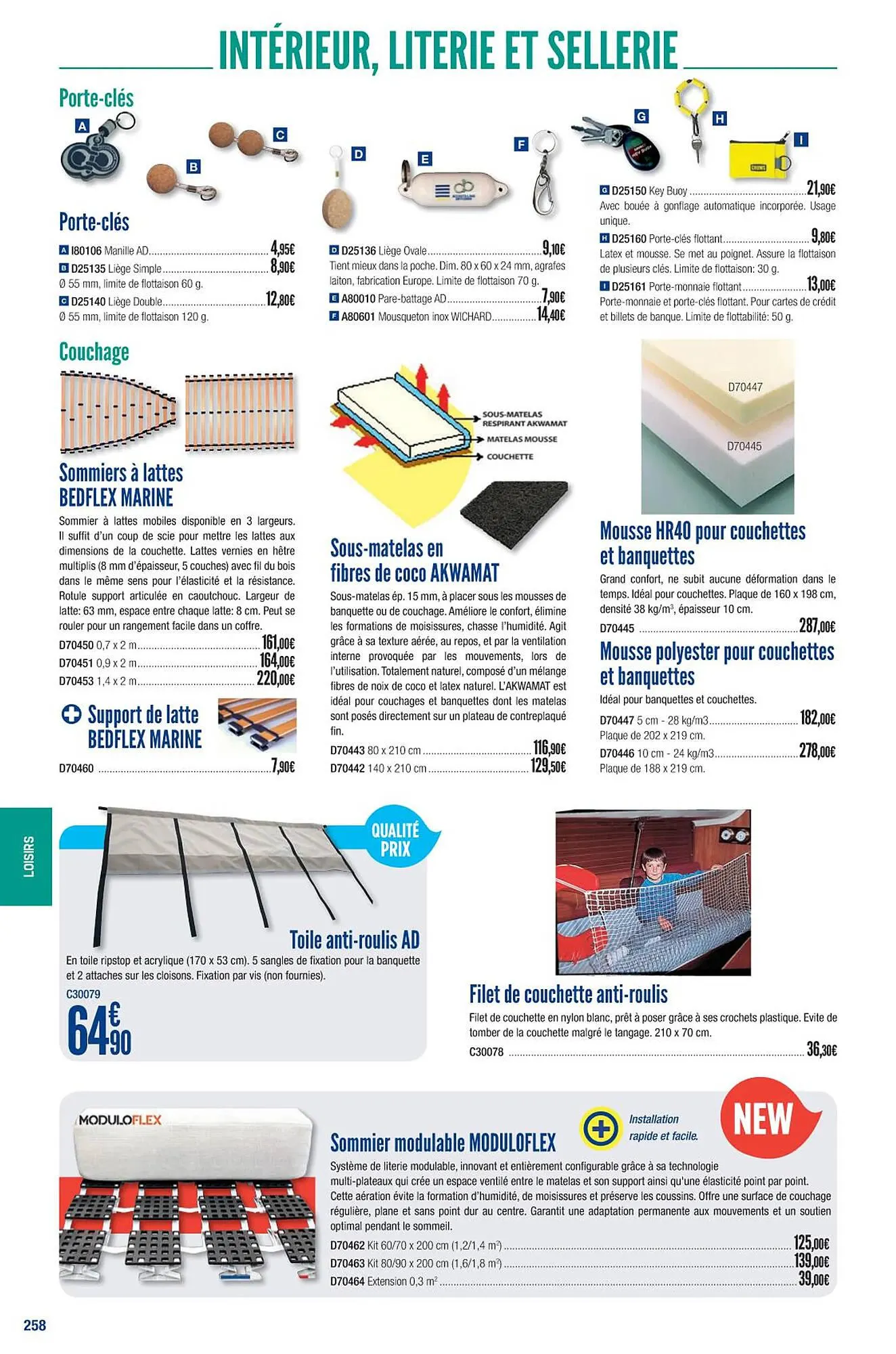 Catalogue Accastillage Diffusion du 1 mars au 31 décembre 2023 - Catalogue page 260