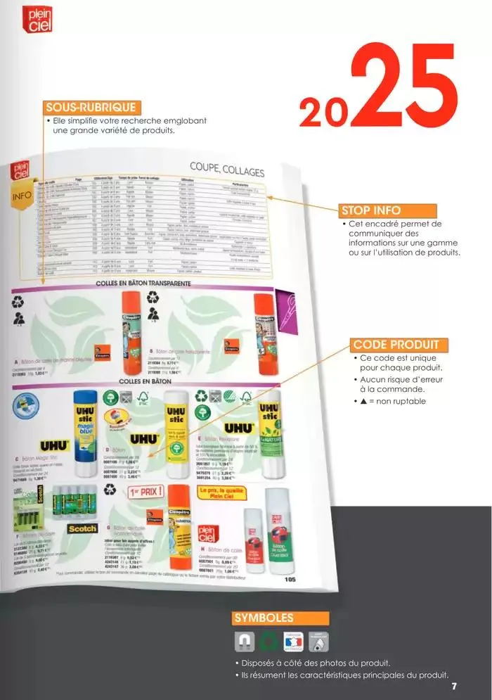 Écoles et loisirs 2025 du 1 janvier au 31 décembre 2025 - Catalogue page 7