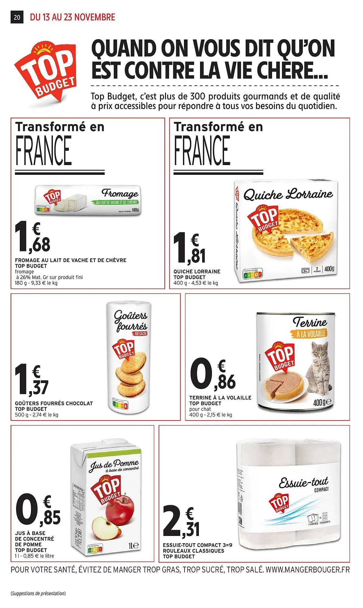 Catalogue Intermarché du 13 novembre au 23 novembre 2025 - Catalogue page 20