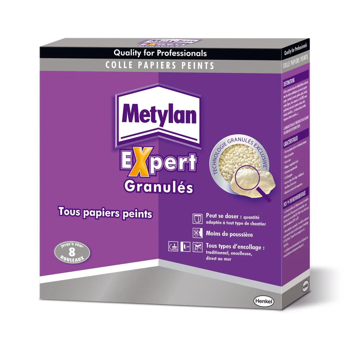 Colle pour tous papiers peints METYLAN EXPERT