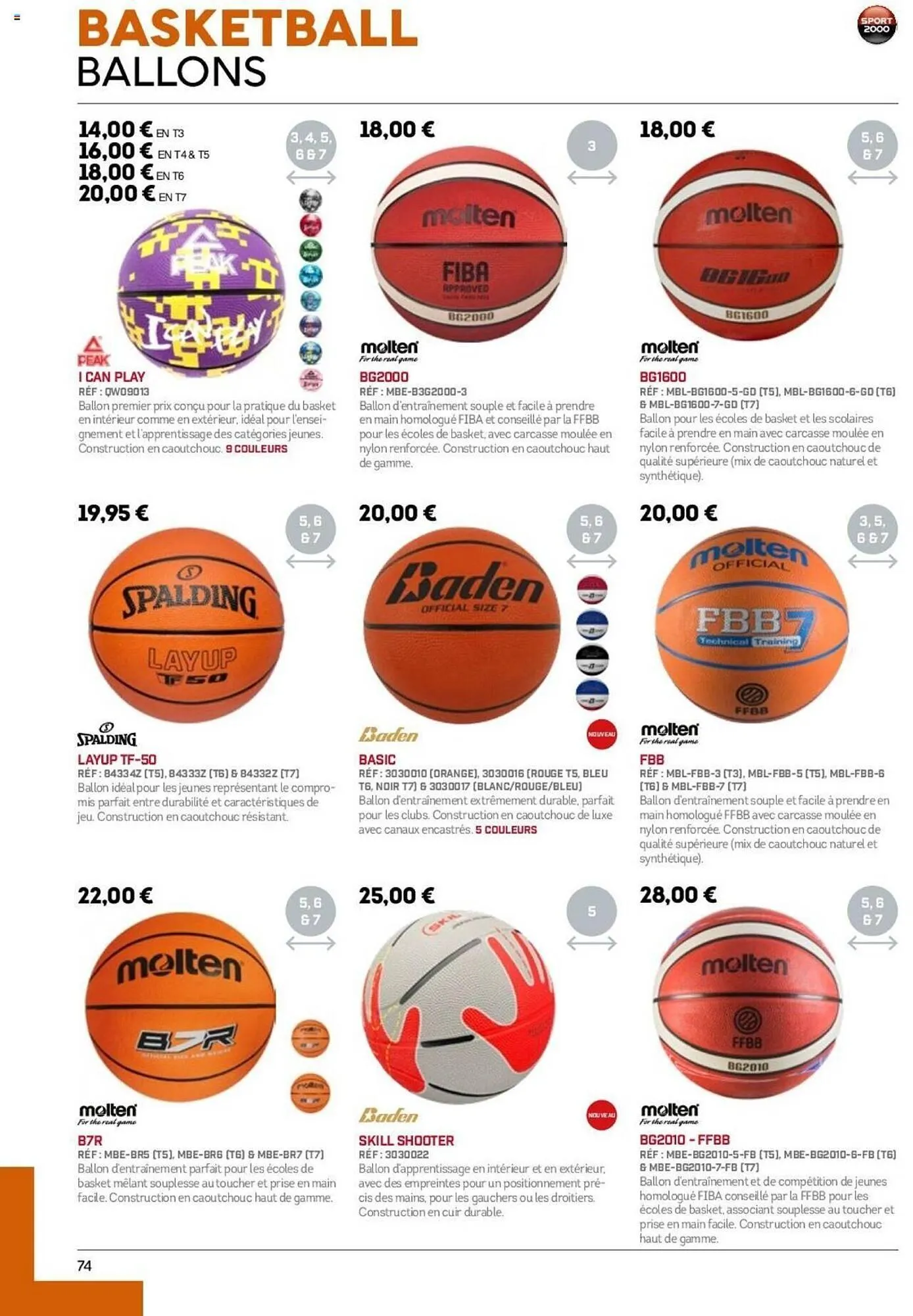 Catalogue Sport 2000 du 28 mai au 31 décembre 2025 - Catalogue page 62