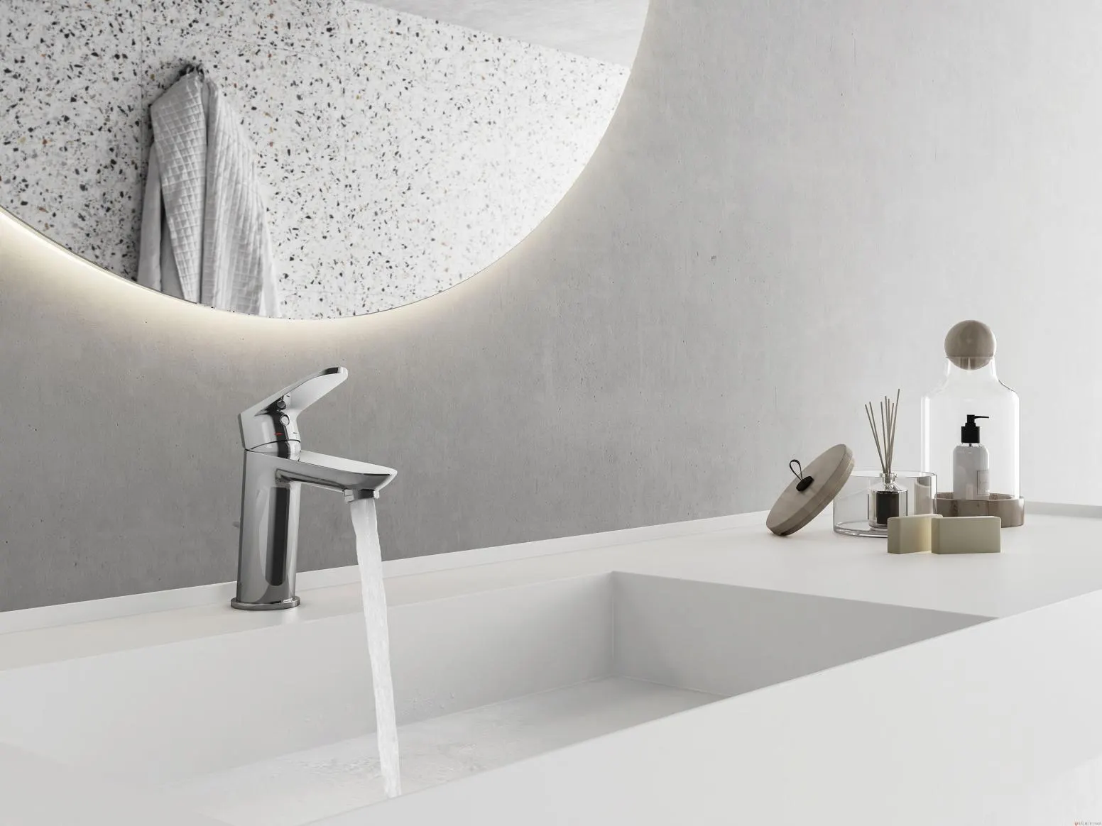 SOFI - Mitigeur bain/douche mural complet