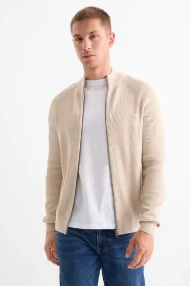 Cardigan - ribbed
