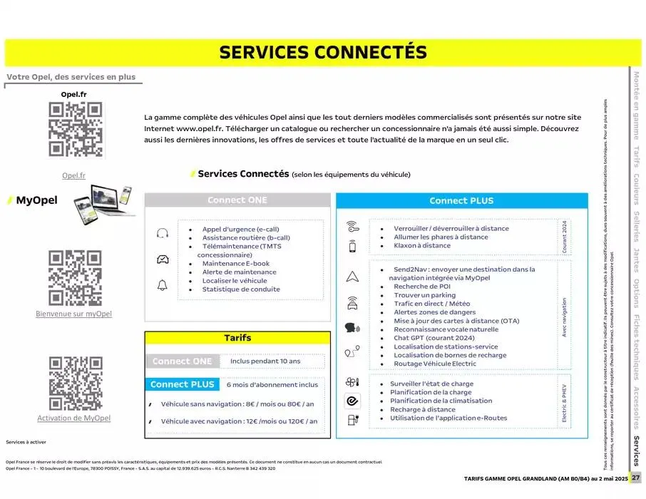 Opel Nouveau Grandland du 12 mai au 12 mai 2026 - Catalogue page 23