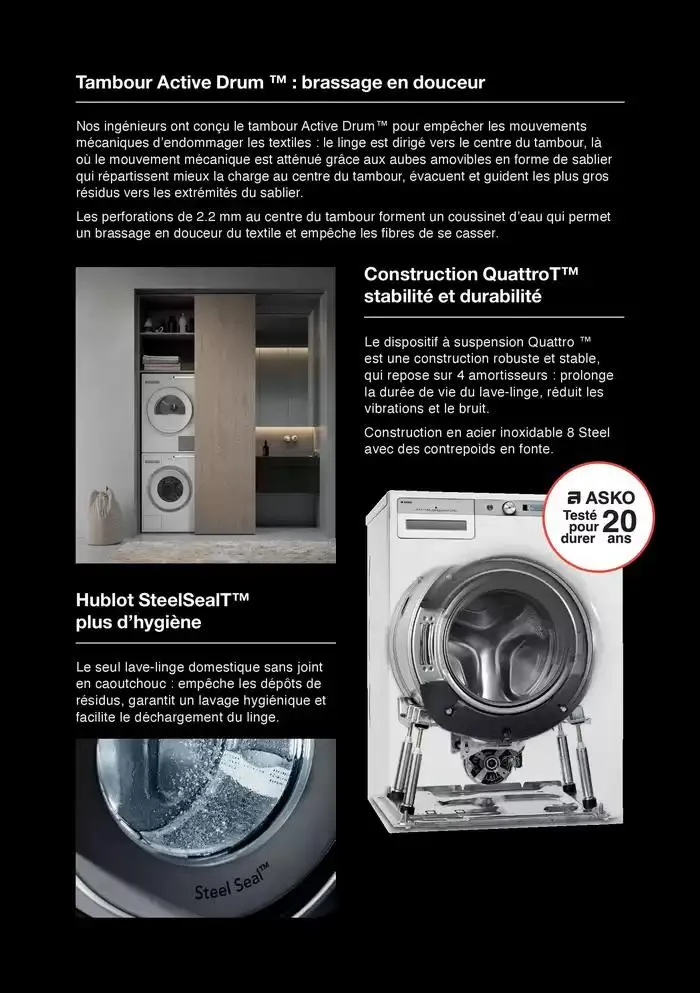 OFFRE ASKO : jusqu'à 200€ remboursés ! du 31 janvier au 31 mars 2025 - Catalogue page 3