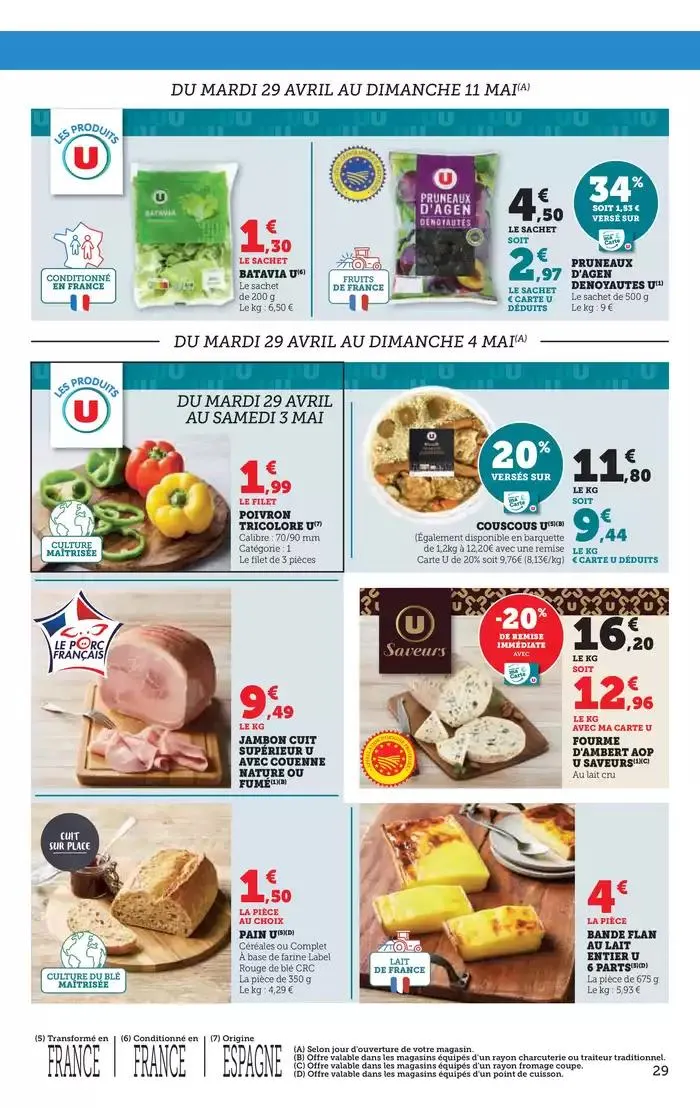 Catalogue Super U du 29 avril au 11 mai 2025 - Catalogue page 29