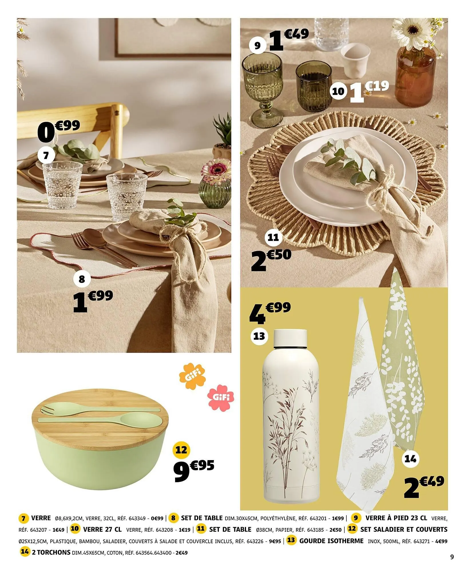 Catalogue Gifi du 24 février au 4 mars 2026 - Catalogue page 9