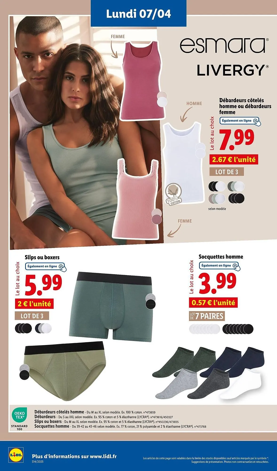 Catalogue Lidl du 7 avril au 10 avril 2025 - Catalogue page 14
