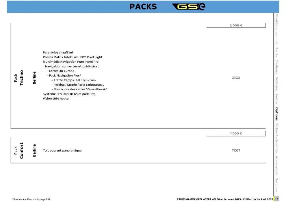 Opel Astra et Astra Sports Tourer du 3 avril au 3 avril 2026 - Catalogue page 18