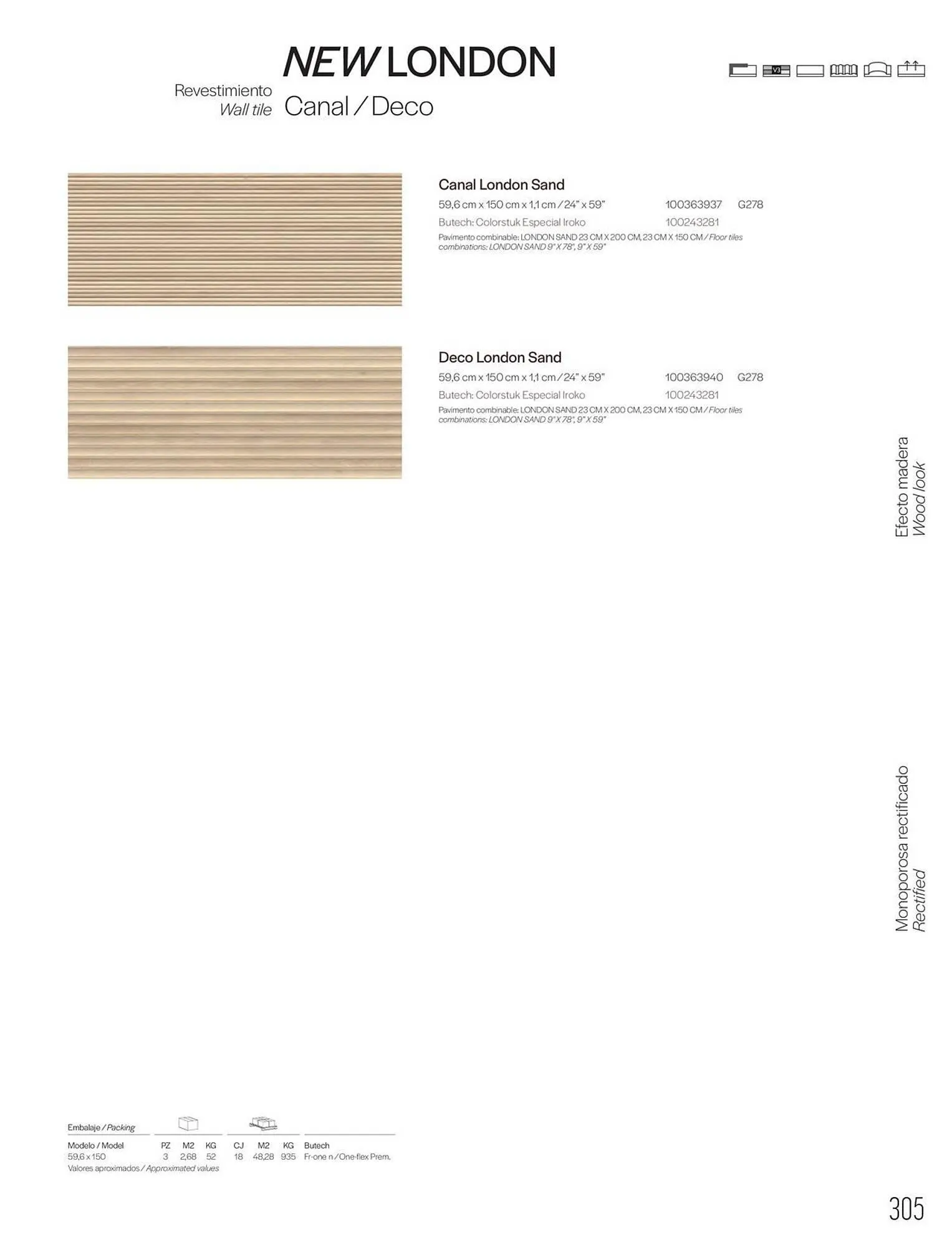 Catalogue Porcelanosa du 27 janvier au 31 décembre 2025 - Catalogue page 307