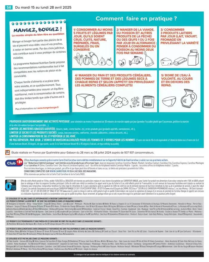 CRÊPES PARTY du 15 avril au 28 avril 2025 - Catalogue page 60