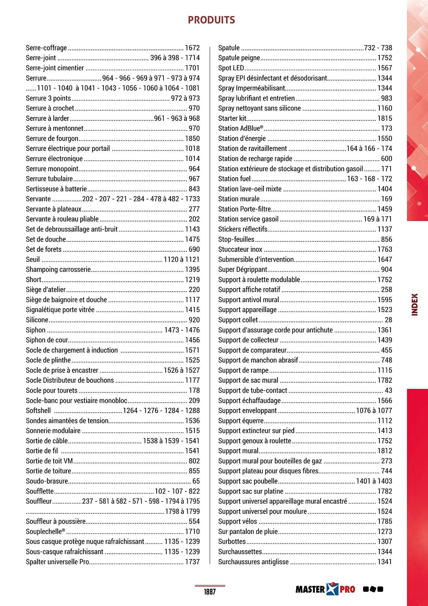 Catalogue Master Pro du 28 janvier au 30 décembre 2028 - Catalogue page 1891