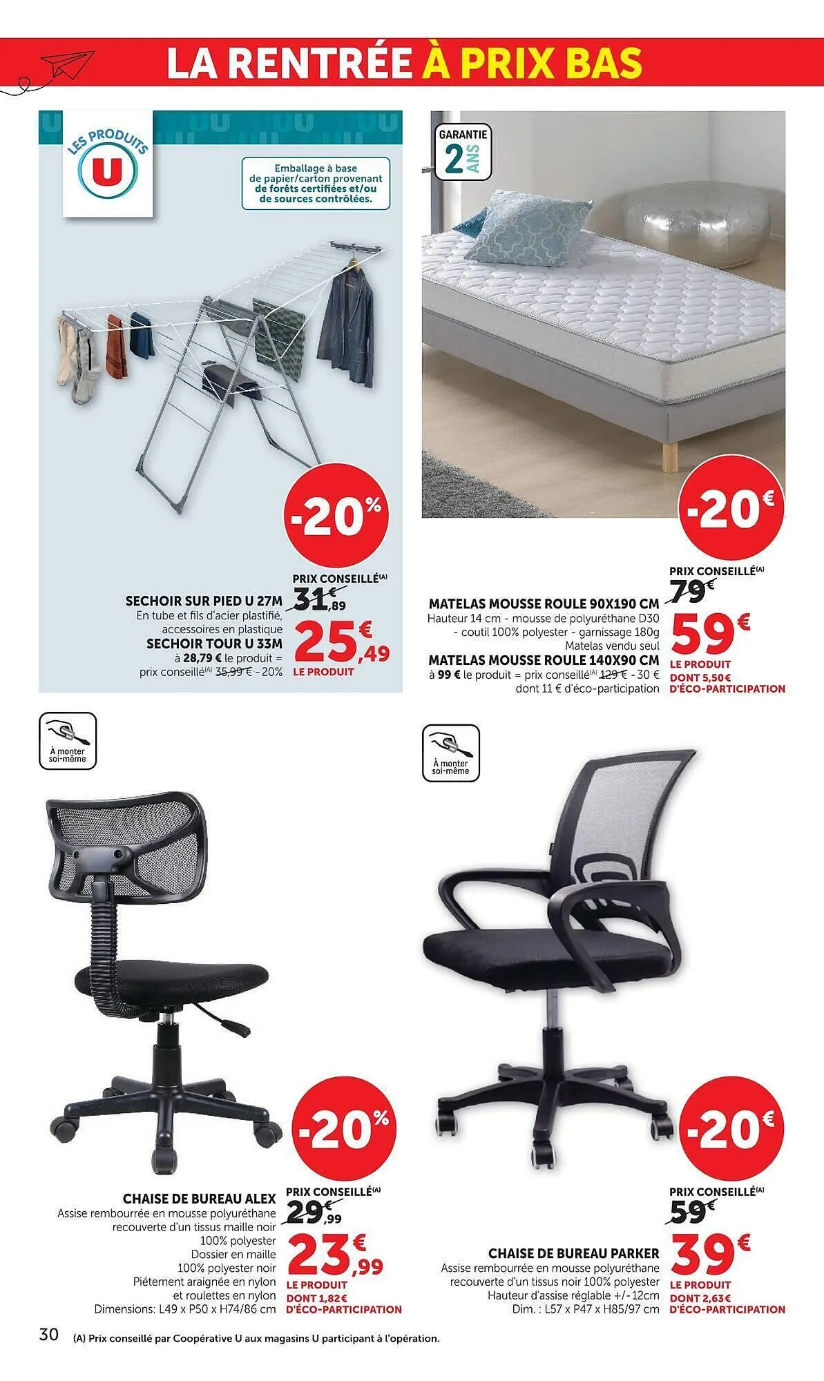 Catalogue Super U du 7 juillet au 9 août 2026 - Catalogue page 30