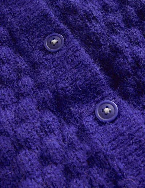 Cardigan en maille noisette