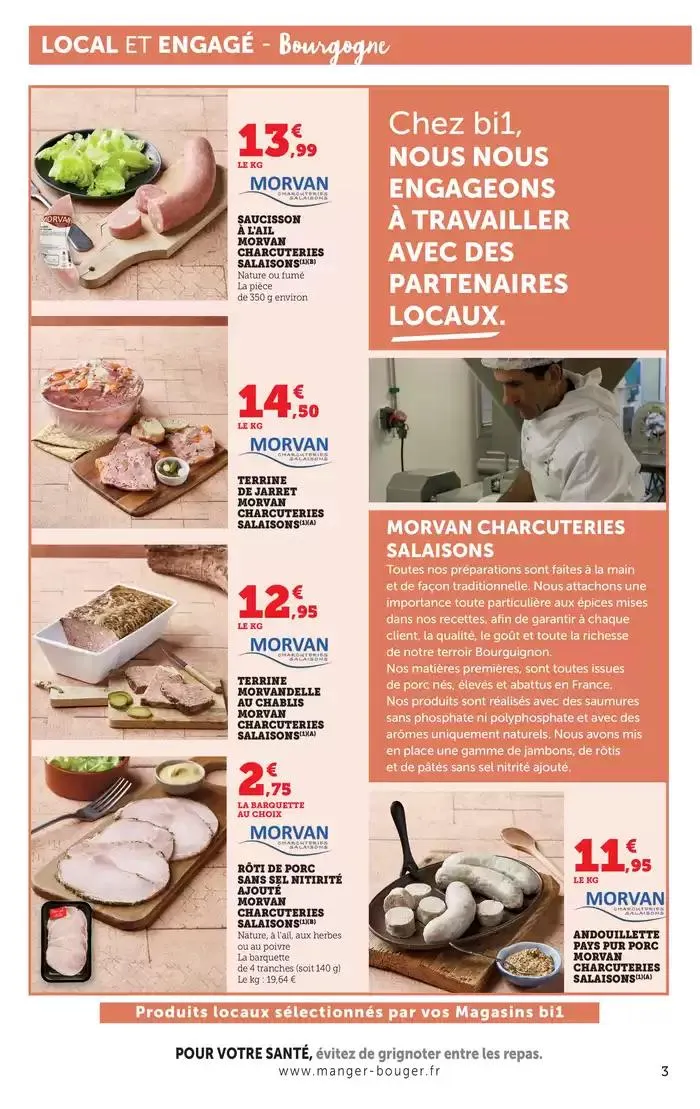 Engagés pour soutenir NOS PARTENAIRES LOCAUX du 31 mars au 6 avril 2025 - Catalogue page 3