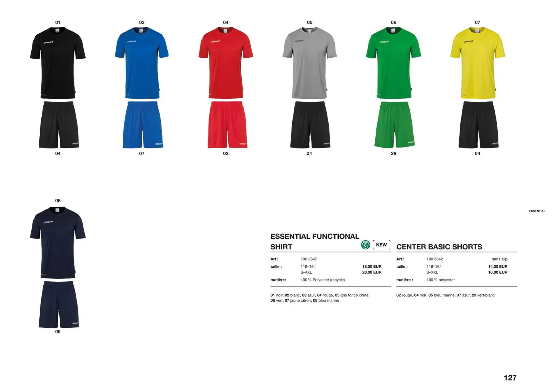 Catalogue Uhlsport du 1 mars au 31 décembre 2023 - Catalogue page 127