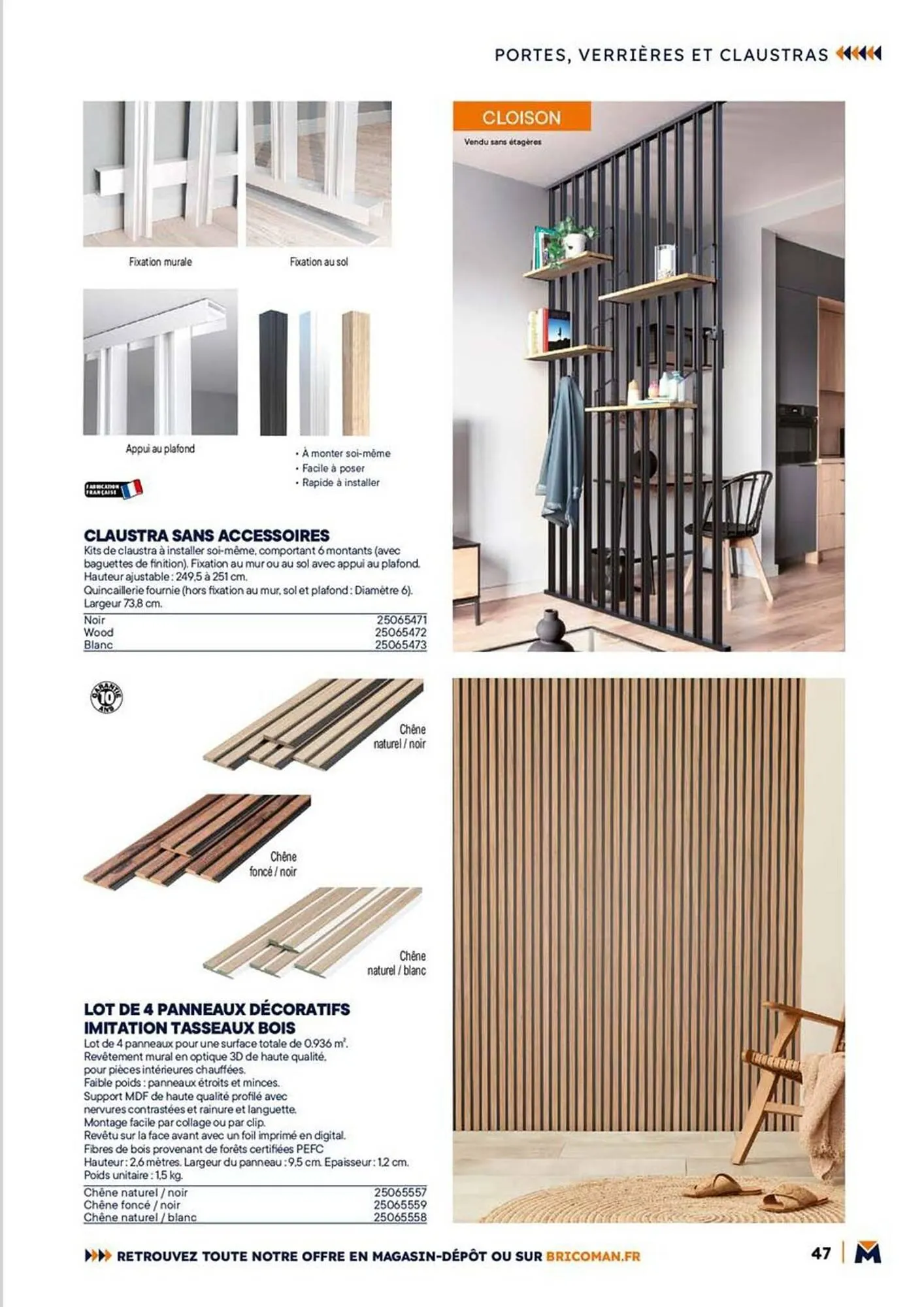 Catalogue Bricoman du 12 mai au 31 mai 2025 - Catalogue page 47