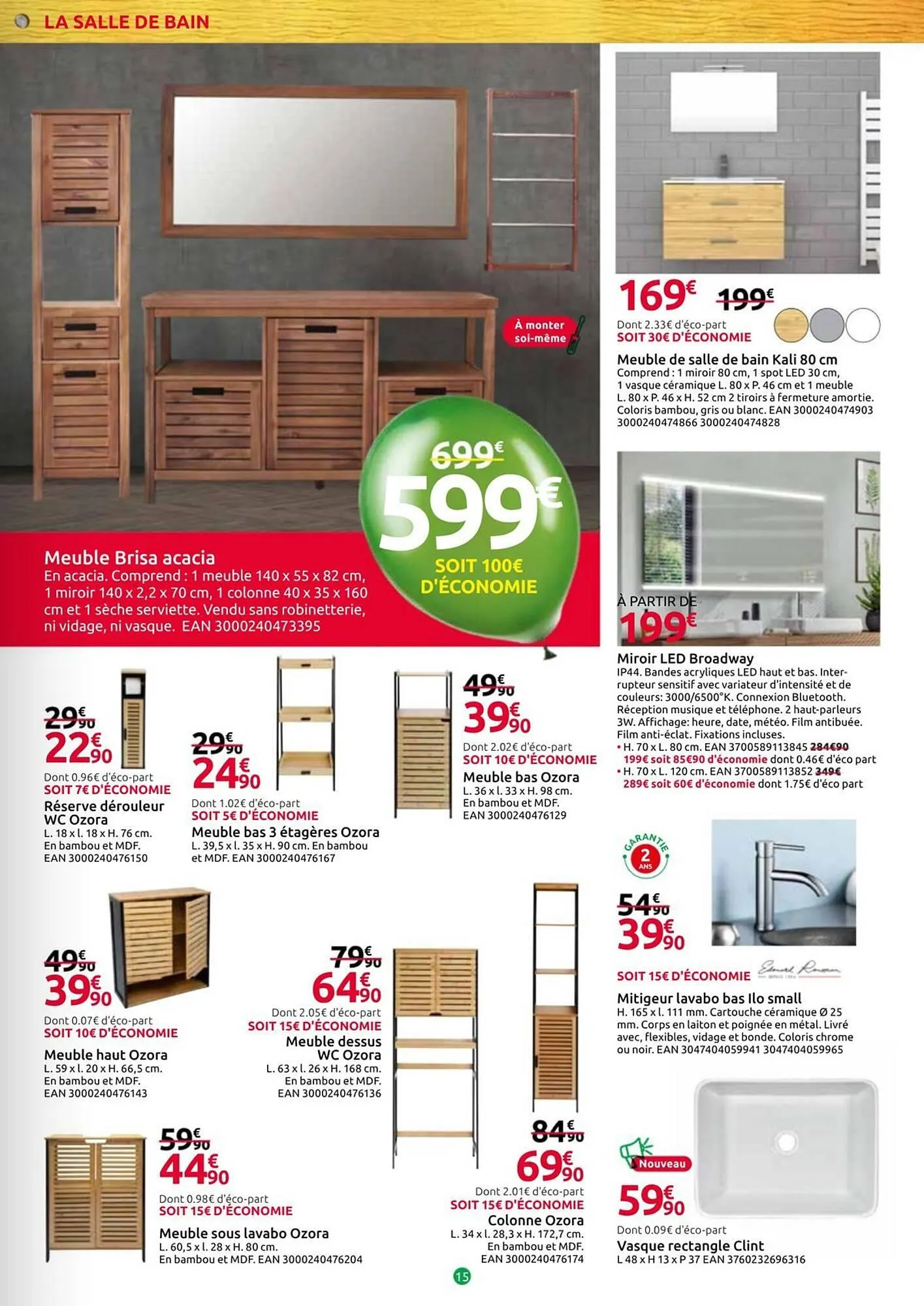 Catalogue Mr Bricolage du 29 avril au 24 mai 2026 - Catalogue page 15