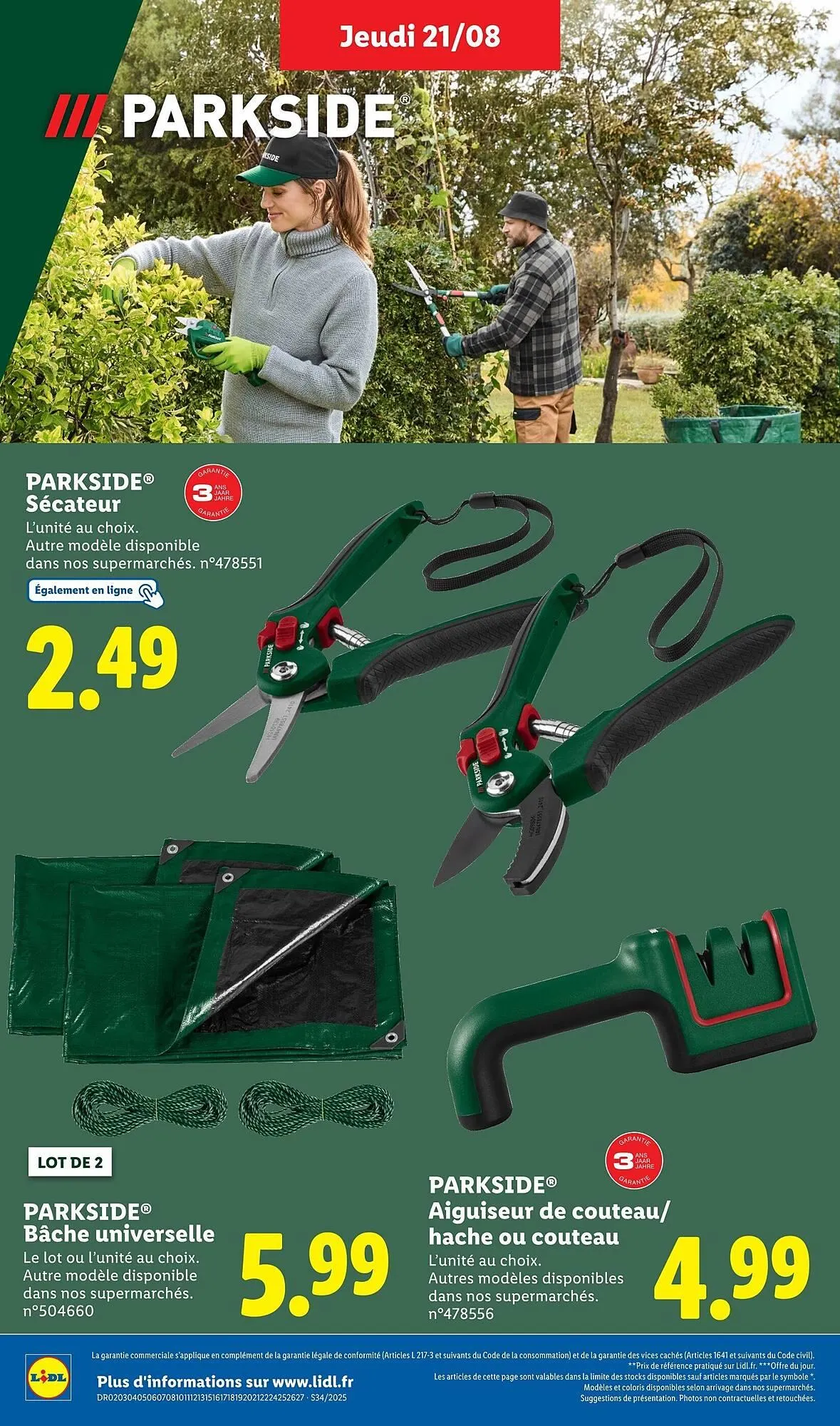 Catalogue Lidl du 21 août au 25 août 2025 - Catalogue page 2