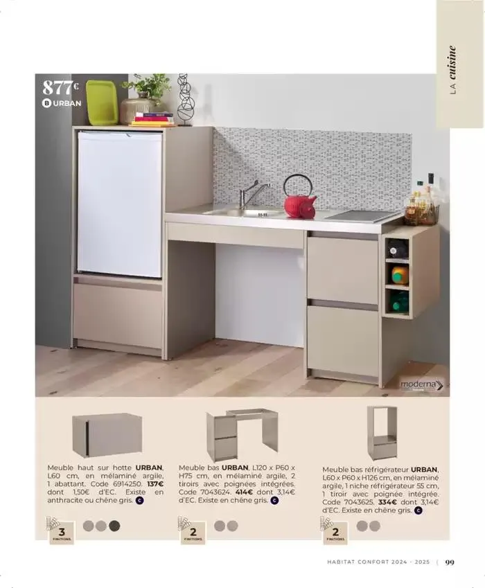 Cedeo Habitat confort du 1 octobre au 31 mai 2025 - Catalogue page 106