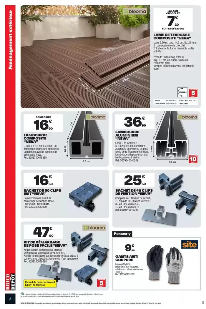 Spécial chantier extérieur ! du 4 avril au 24 avril 2025 - Catalogue page 8