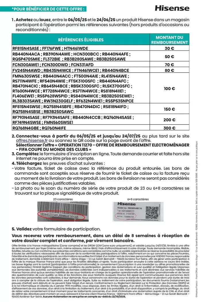 Jusqu'à 300€ remboursés du 6 mai au 24 juin 2025 - Catalogue page 2