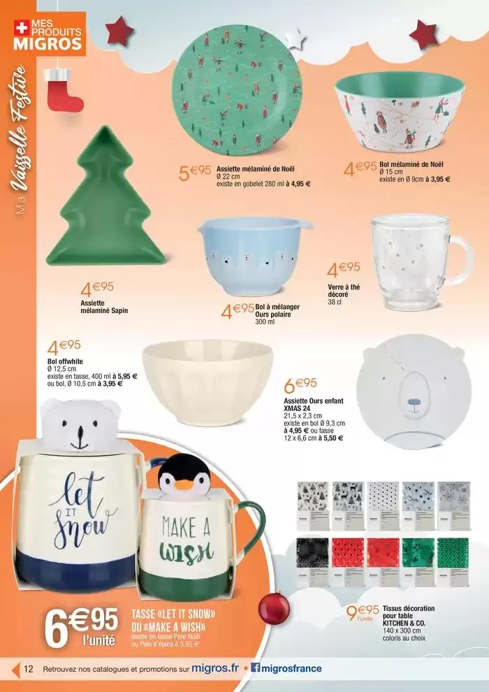 Déco (18j) Kdo Mode festif du 19 novembre au 15 décembre 2024 - Catalogue page 12