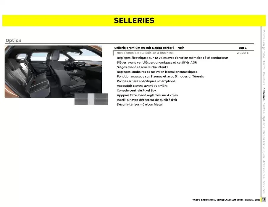 Opel Nouveau Grandland du 12 mai au 12 mai 2026 - Catalogue page 11