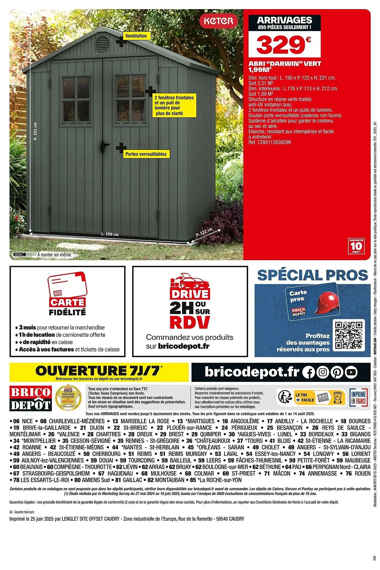 Catalogue Brico Dépôt du 1 août au 14 août 2025 - Catalogue page 24