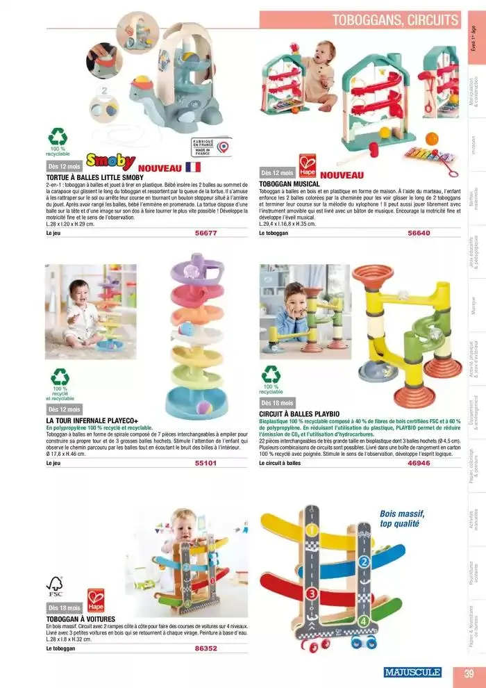 Education And Loisirs Majuscule 2025 du 5 mars au 31 décembre 2025 - Catalogue page 63