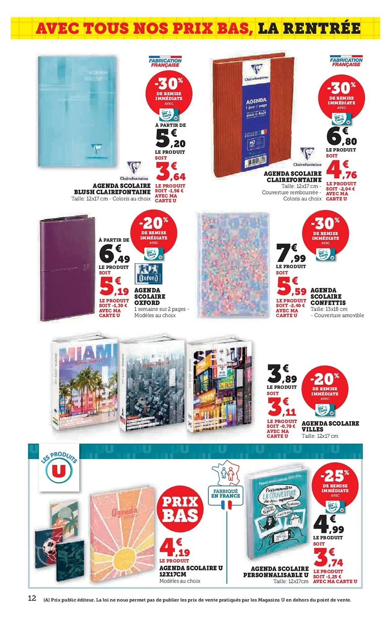 Catalogue Hyper U du 16 juillet au 10 août 2025 - Catalogue page 12