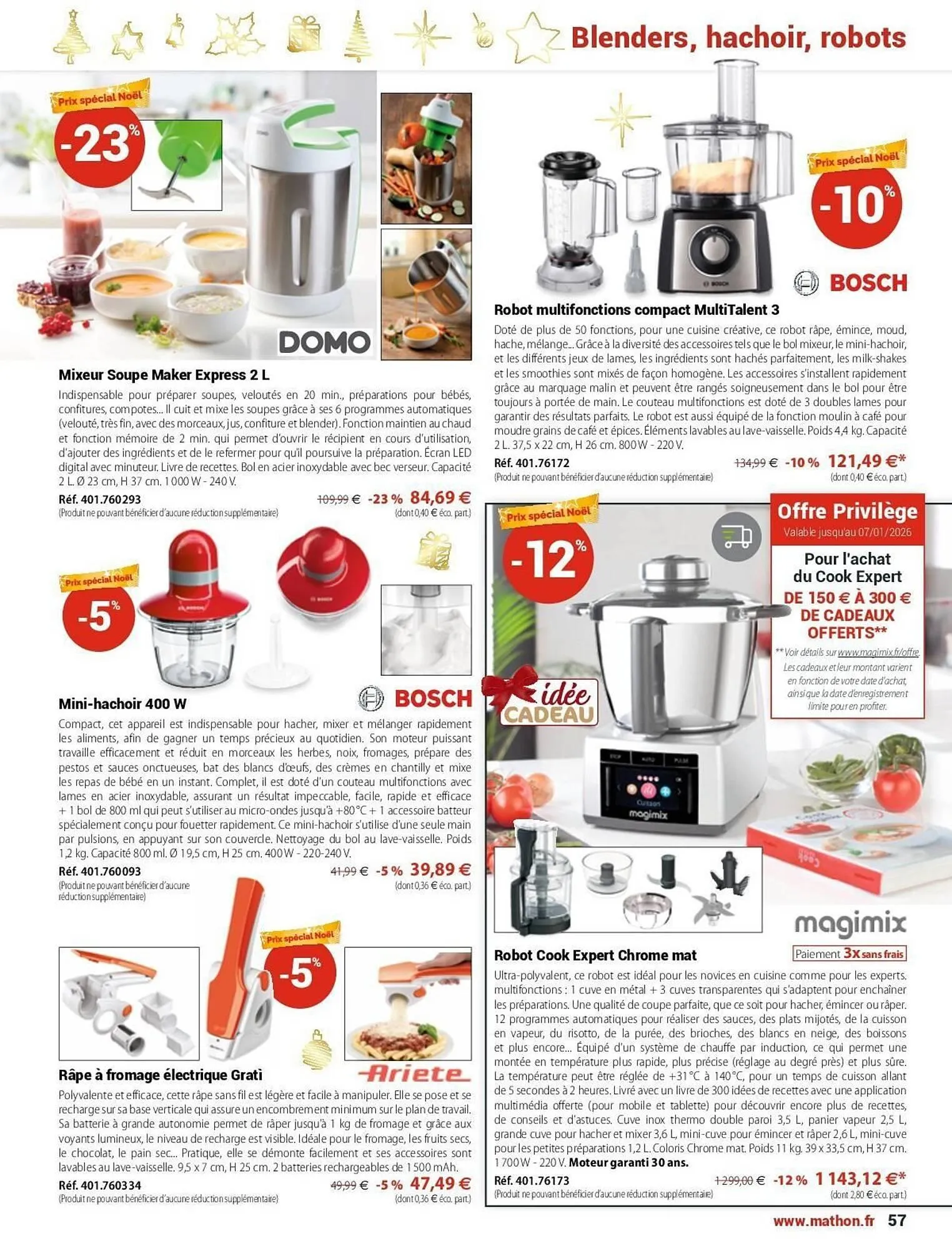 Catalogue Mathon du 28 octobre au 31 décembre 2025 - Catalogue page 57