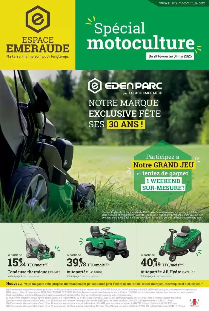 Spécial motoculture du 26 février au 31 mai 2025 - Catalogue page 1