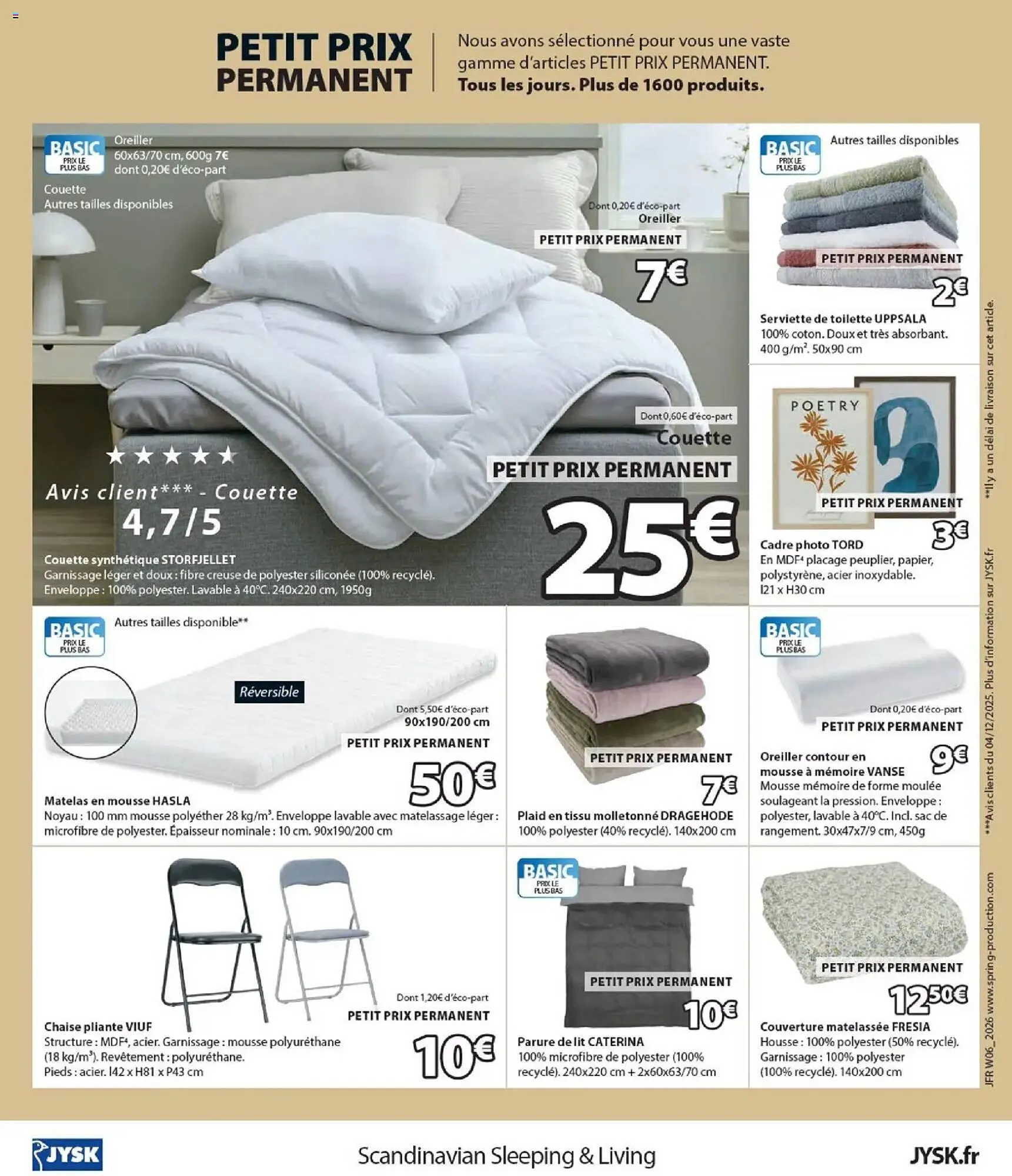 Catalogue JYSK du 4 février au 16 mars 2026 - Catalogue page 12