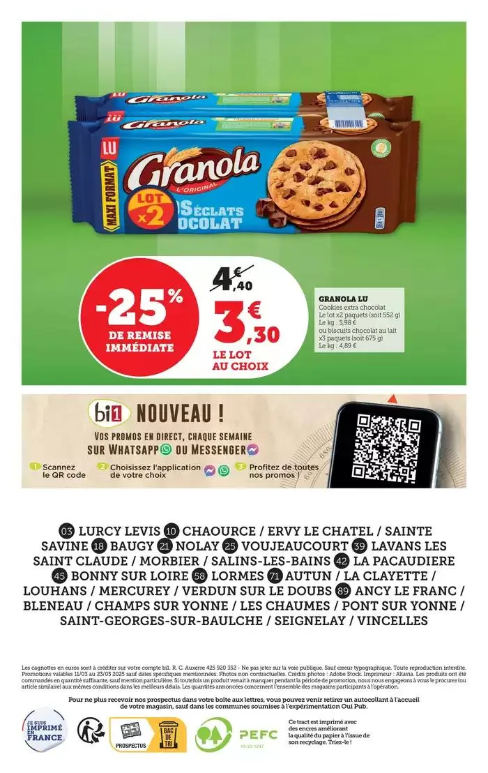 La Quinzaine Des Prix Ultra Bas du 12 mars au 23 mars 2025 - Catalogue page 20