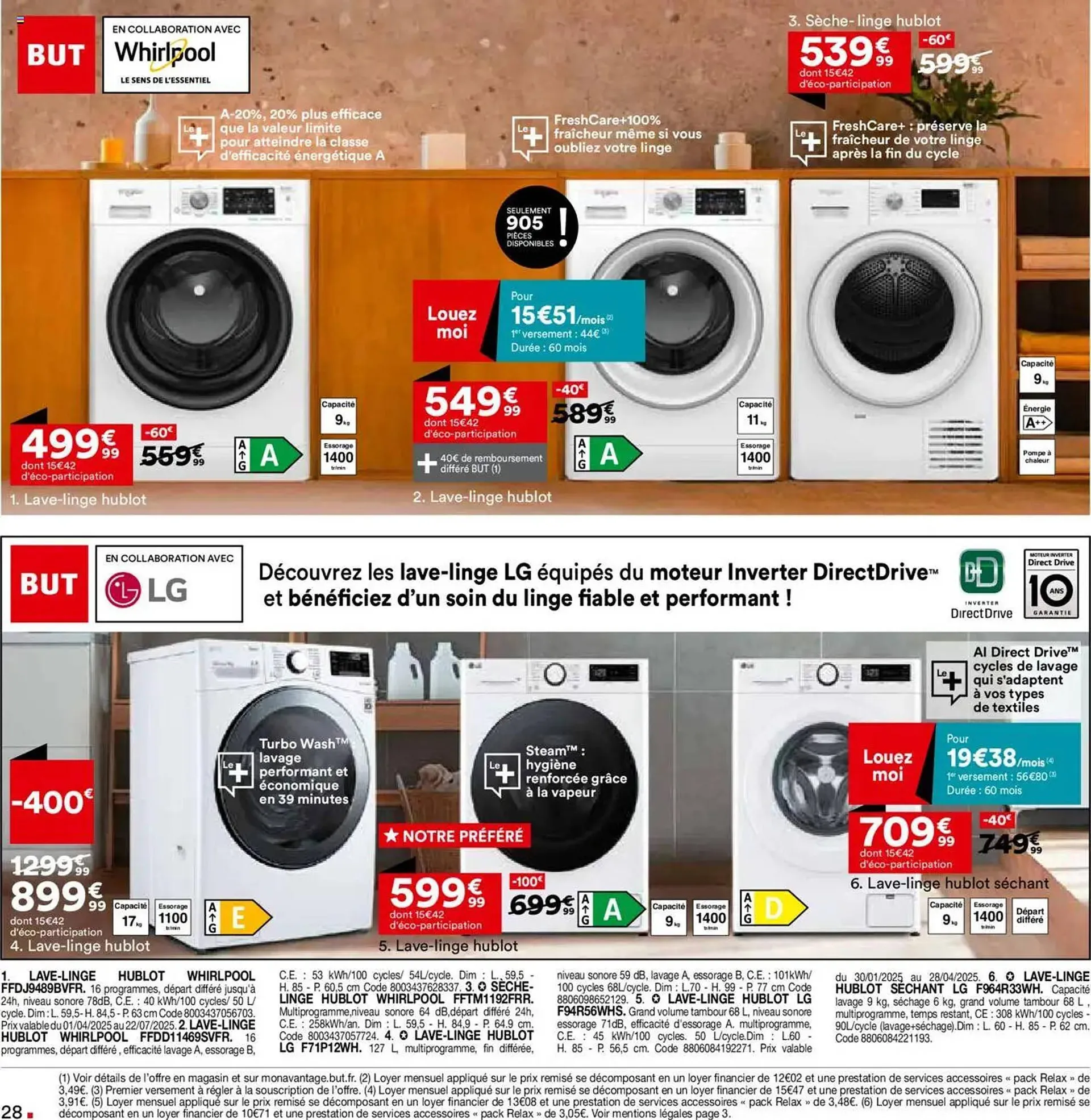 Catalogue BUT du 1 avril au 28 avril 2025 - Catalogue page 28