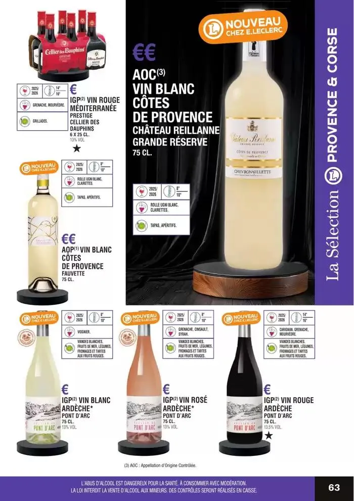GUIDE DES VINS 2025 2026 du 27 février au 31 janvier 2027 - Catalogue page 63