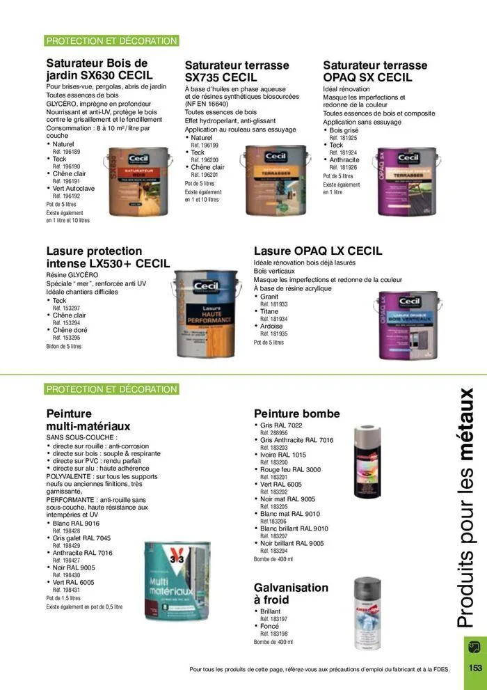 Aménagements Extérieurs du 11 avril au 30 avril 2025 - Catalogue page 61