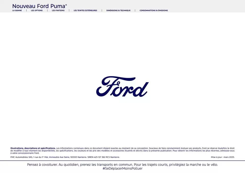 Ford Nouveau Puma du 12 mars au 12 mars 2026 - Catalogue page 12