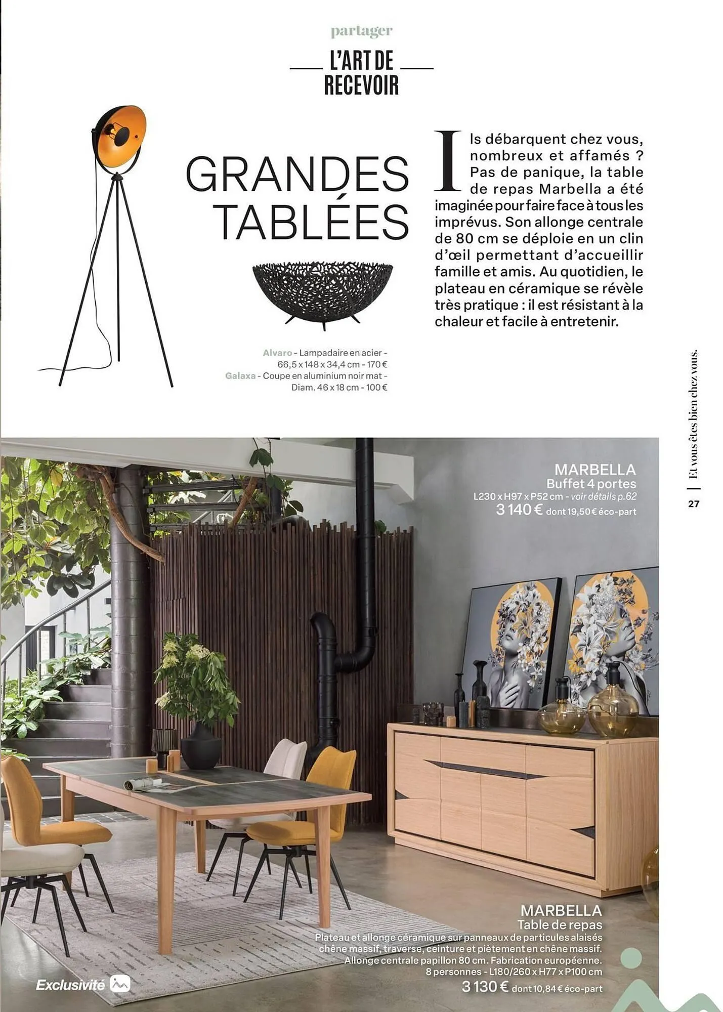 Catalogue monsieur meuble du 16 septembre au 31 mai 2026 - Catalogue page 27