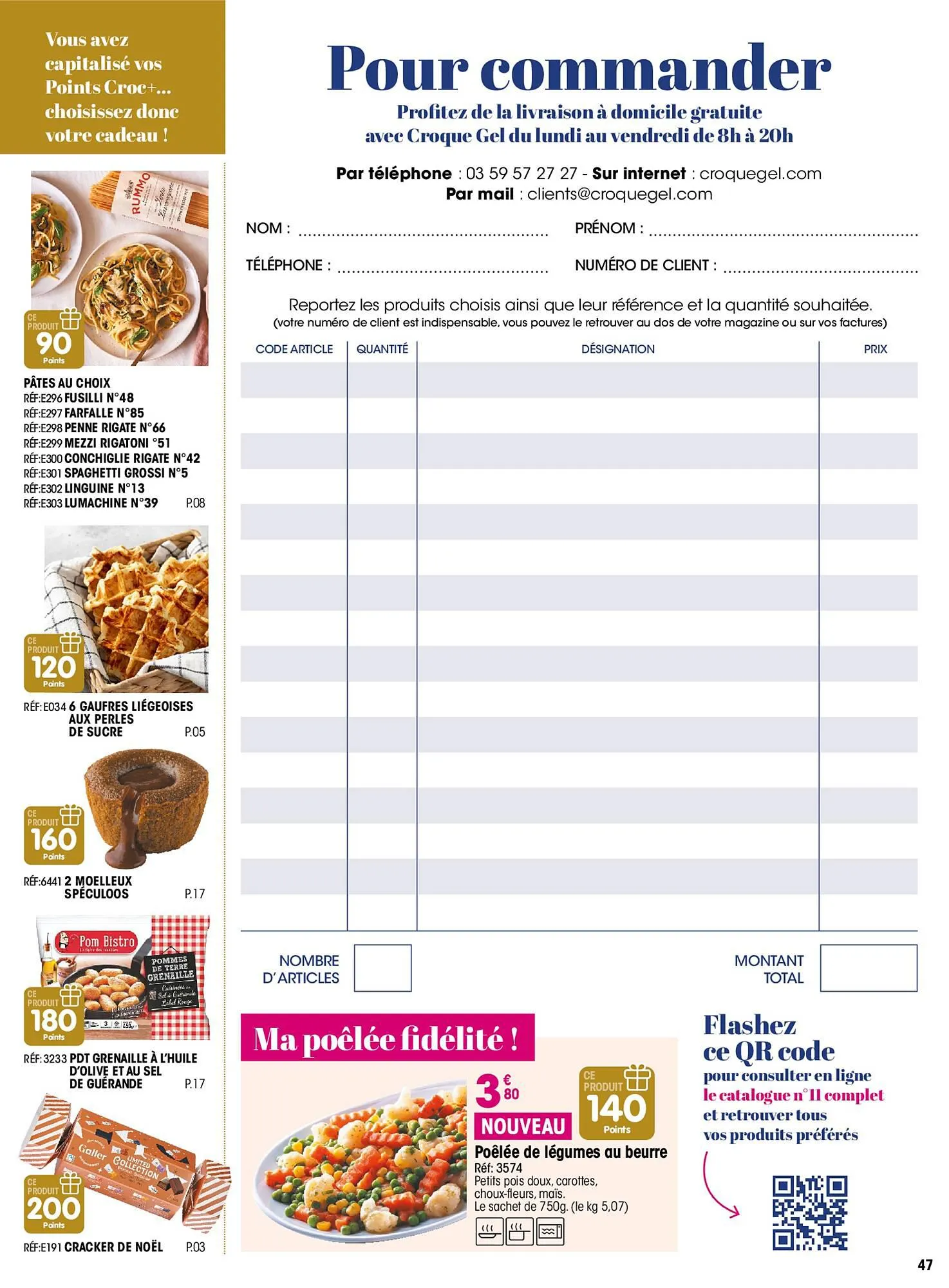 Catalogue Croque Gel du 28 octobre au 26 novembre 2023 - Catalogue page 47