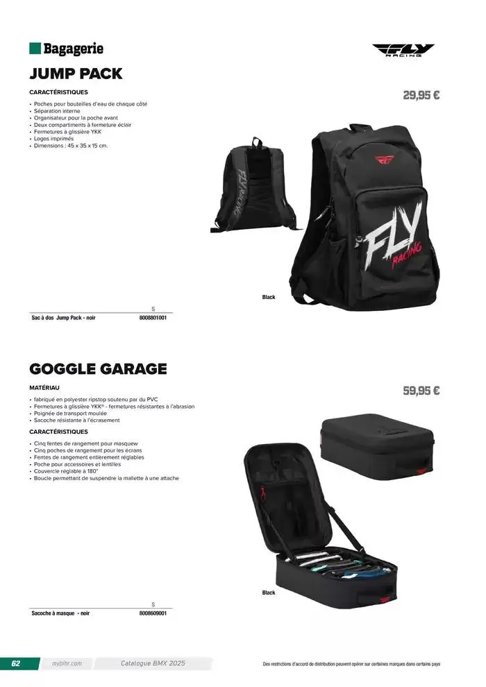 FLY RACING BMX 2025 du 12 avril au 31 décembre 2025 - Catalogue page 62