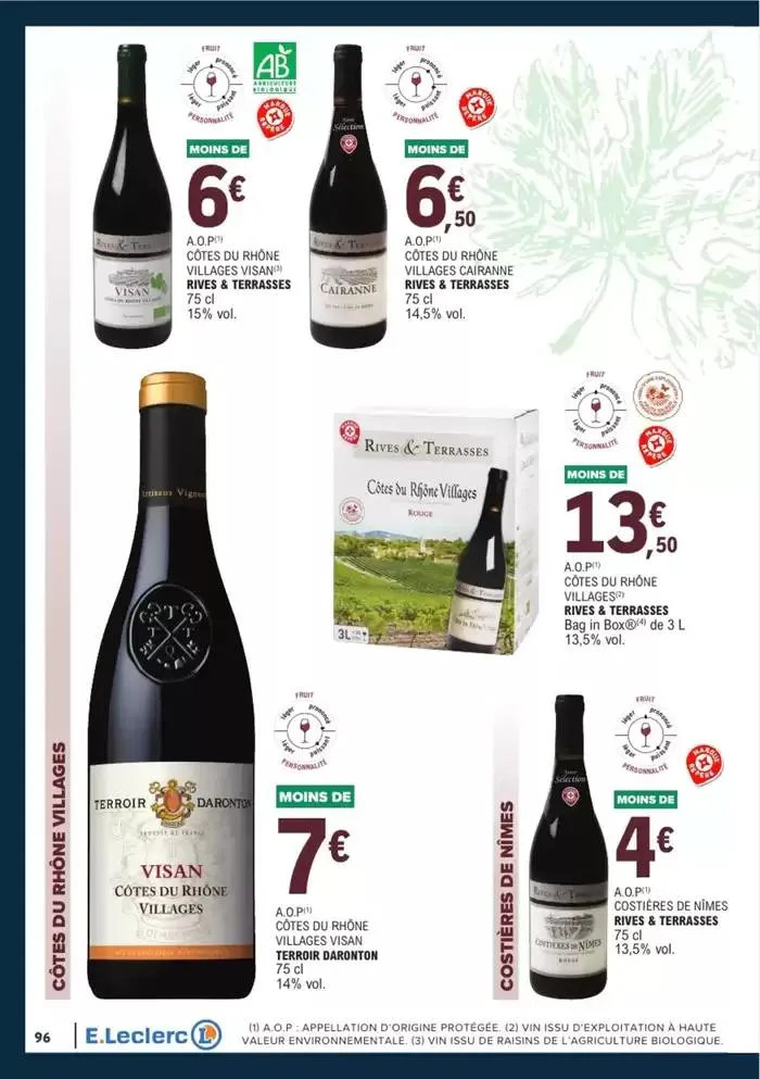 GUIDES DES VINS 2024/2025 du 1 avril au 31 décembre 2025 - Catalogue page 123