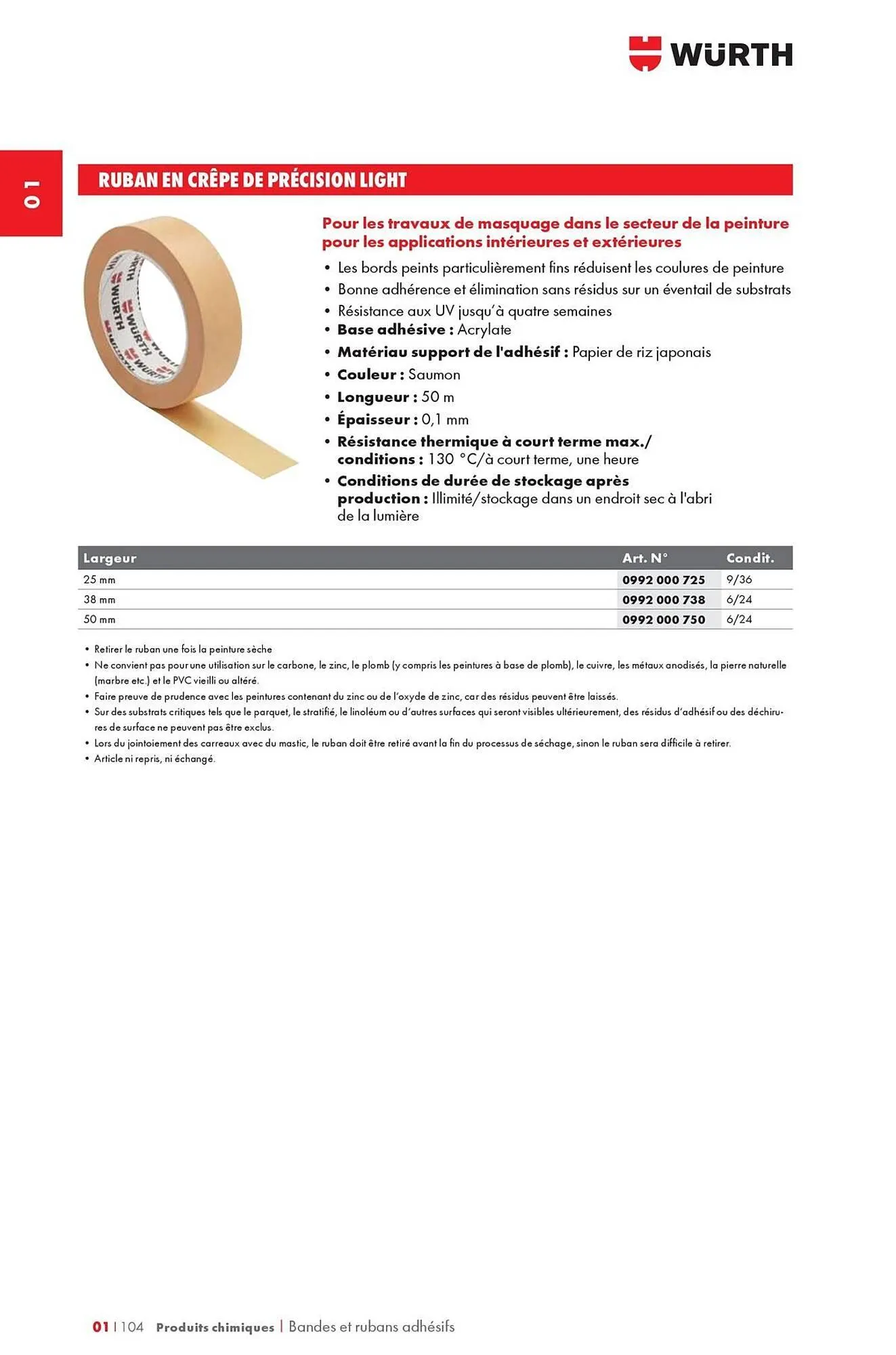 Catalogue Würth du 12 mai au 31 décembre 2025 - Catalogue page 112